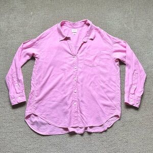 Aritzia Wilfred Free Relaxed Linen Shirt